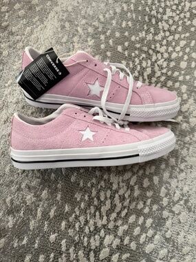 Converse One Star Suede Sneakers – Pink & White – New with Tags